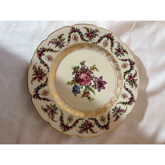 Plates Collectible Antique Bavarian V dinner plates (7) Pattern Bav 146 10 ins. - Picture 11 of 11